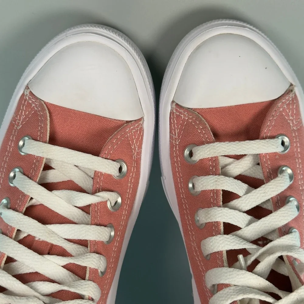 Converse Chuck Taylor All Star Move Platform Women 6 Hi Top Sneaker Pink Lace Up